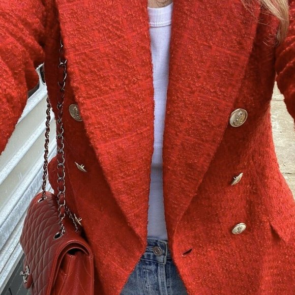 Zara Tweed Blazer - Picture 4 of 16